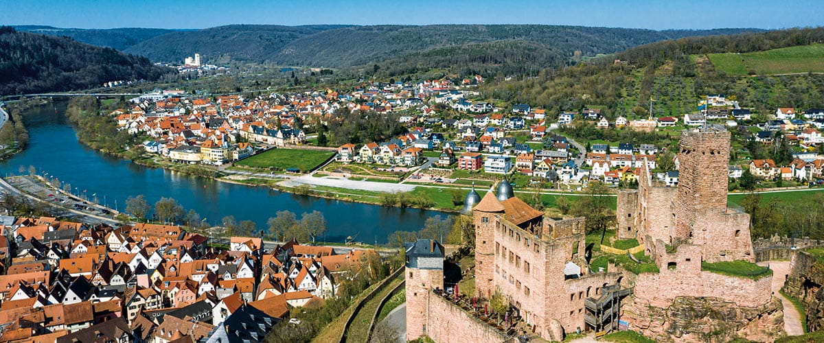 Wertheim and its castle ruins